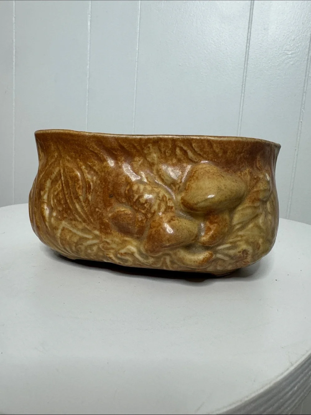 Vintage ceramic mushroom planter